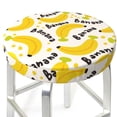 thumbnail image 3 of Disketp Banana Fruit Funda Redonda para Taburete, Funda de Cojín para Silla de Bar Suave y Elástica-13 inch, 3 of 7