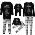 thumbnail image 3 of Shadoumai Matching Family Christmas Pajamas For Couples, Xmas Tree Print Tops Long Sleeve Holiday Sleepwear Sets For Mom Dad Fall Clothes, 3 of 11