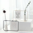 thumbnail image 4 of Coofit Photo Frame Set Metal: Nonskid Minimalist Picture Display Stand Desk Vase Frame, 4 of 10