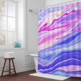 thumbnail image 5 of Abstract Ombre Fabric Shower Curtain Colorful Fluid Washable Shower Curtains for Bathroom, Waterproof Bath Curtain with Hooks Home Decor 36x72in, 5 of 8