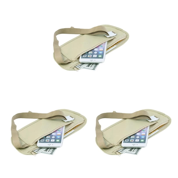 Sonducket Riñonera de viaje para deporte, bolsas de transporte invisibles, billetera de seguridad, bolsas de almacenamiento, funda para cinturón de Type1 NO1 Sonducket CBP252370