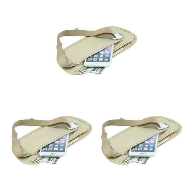 Sonducket Riñonera de viaje para deporte, bolsas de transporte invisibles, billetera de seguridad, bolsas de almacenamiento, funda para cinturón de Type1 NO1 Sonducket CBP252370