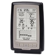 محطة الطقس AcuRite Notos لدرجة الحرارة والرطوبة وسرعة الرياح مع مرحلة القمر والتنبؤات هايبرلوكل والمقياس المدمج (00638A4)