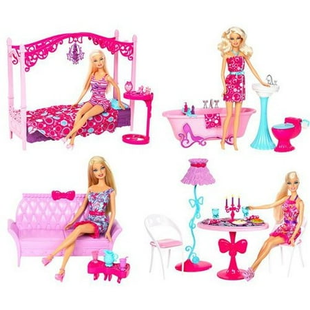 Barbie - Mattel Barbie Doll Furniture Assortment