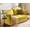 Yellow, variant on CDCASA Modern Loveseat Sofa, 2 Seater Chenille Sectional Sofa Couch with Deep Seat, Upholstered Couches for Living Room, Green