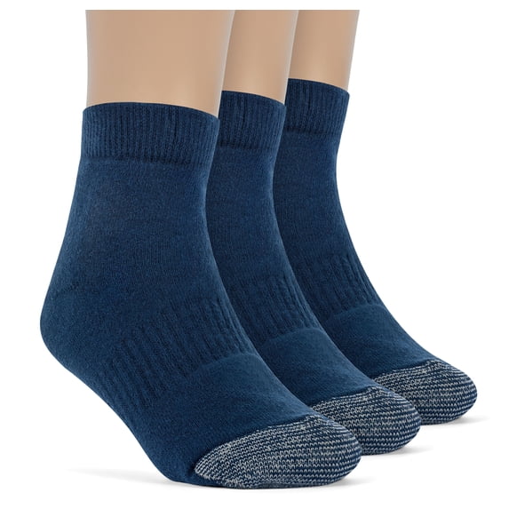 Frad Rivka Boys' Cotton Premium Ankle Cushion Socks - 3 Pairs