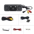 thumbnail image 5 of Kit de cámara de respaldo 3 en 1 Cámara de seguridad de marcha atrás para estacionamiento con vista trasera de automóvil en ángulo de 170 ° con un zumbador y dos sensores de radar para camión SUV RV, 5 of 5