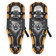 thumbnail image 4 of Tignapoo Yellow 25-Inch Aluminum Snowshoes with Adjustable Bindings and Tote Bag for Winter Hiking, 4 of 6
