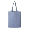 thumbnail image 2 of OAD - Midweight Recycled Gusseted Tote - OAD106R - Heather Medium Blue, 2 of 3
