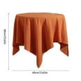 thumbnail image 3 of Hometravel Halloween Orange Pumpkin Tablecloth, Horror Theme Party Supply, Durable Washable Decor for Indoor, Outdoor Dining Table, Kitchen, 3 of 7
