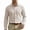 Khaki, variant on Zylarhe Mens Summer Shirts, Long Sleeve Business Shirt Lightweight Breathable Formal Wear Comfortable Dress Grey L