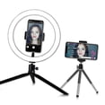 thumbnail image 1 of Graflsoa 360° Rotatable USB-Powered LED Ring Light with Adjustable Tripod, 10-Level Dimming & Color Temp for Selfies, Makeup, and Video Lighting, 1 of 6