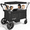 Black-4Seater, variant on Wagon Stroller for Kids, SaveJoy 3-in-1 Collapsible Stroller Wagon for 2 Toddlers with Removable Canopy, 5-Point Harness, All-Terrain Wheels