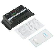 30A 12V/24V PWM Solar Panel Battery Regulator Controller LED Screen