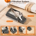 thumbnail image 5 of Euqvunn Stainless Steel Litter Box XL for Large Cats, Metal Cat Litter Box with Lid and High Sides, Leakproof, Non Stick, Easy to Clean, Scoop Included, 5 of 10