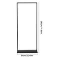 thumbnail image 2 of Flroha Poster Sign Stand Double-Sided Poster Banner Stand Large Heavy Duty Metal Sign Holder for Store Mall Supermarket Trade Display(Black, 31.4×70.8), 2 of 9