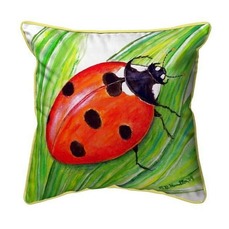12 x 12 in. Ladybug Small Indoor & Outdoor Pillow