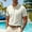 Khaki, variant on Mens Golf Polo Shirts Summer Short Sleeve 1/4 Zip Tops Moisture Wicking Casual Tennis Activewear Green