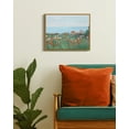 thumbnail image 3 of Drsoum Vintage Coastal Red Wildflower Field Wall Prints Classic Retro Farmhouse Landscape Wall Art Rustic Decorations for Living Room Bedroom 8x10in Natural Framed, 3 of 5