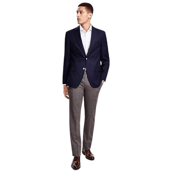 Tommy Hilfiger Mens Modern fit Sport Coat Blazer 41 R Blue Solid