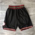 thumbnail image 1 of Basketball Pants Sun Lakers 76ers Heat Raptors Magic Pocket Dense Embroidered Shorts Retro Basketball Pants, 1 of 4