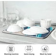 thumbnail image 7 of FREEAMG Dish Drying Mat, 18x24 Inch Soft Absorbent Dishes Drainer Pad for Kitchen Countertop Flip Flop, Microfiber Multi-Purpose Counter Rack Sink Drainer Pad, 7 of 7