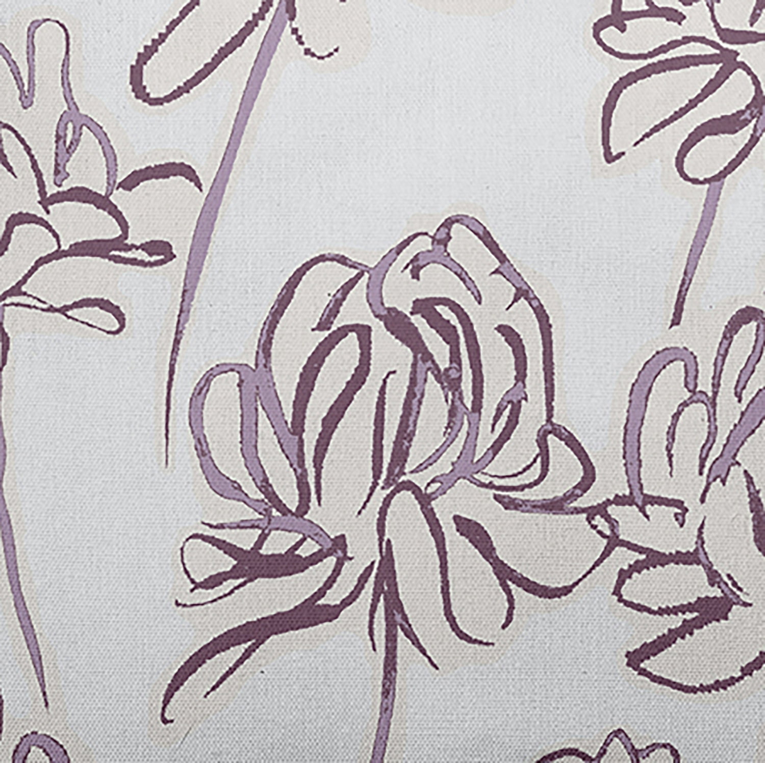 Simply Daisy Blossom Bouquet Outdoor Pillow, Purple/White, 14 in x 20 in