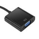 thumbnail image 5 of Adaptador HDMI a VGA, conector tipo T Micro+Mini HDMI para decodificador PS4 Xbox360, color negro, 5 of 8