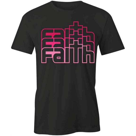 Faith T-Shirt | Religious Christian Black Tee Gift