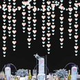 thumbnail image 4 of Guirnalda iridiscente con forma de corazón Burgleda para decoración de fiesta, 17,2 m, 4 of 7