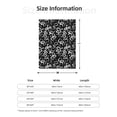 thumbnail image 5 of Rateoe Hand Drawn Snake Pattern Flannel Throw Blanket, Ultra-soft Blanket for Bed, Couch, Car, Hypoallergenic Anti-pilling blanket-40"x30"(Vertical), 5 of 6