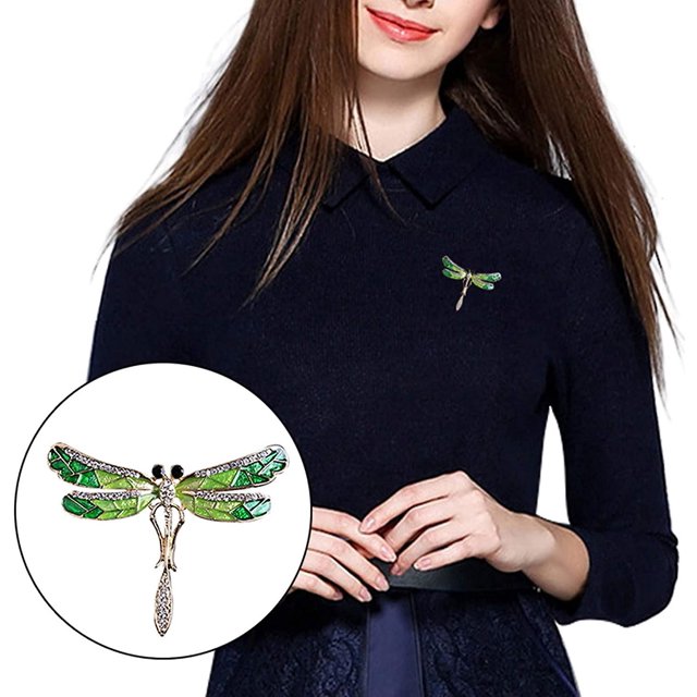 Broche, Moda Mujer Libélula Brillante Rhinestone Broche Pin Regalo Para Mujeres Niñas Joyería Bufanda Accesorio