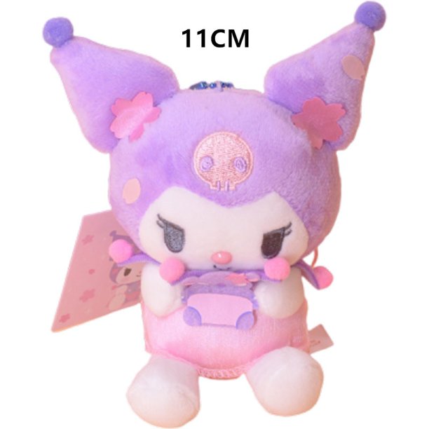 Kuromi-juguetes de peluche de Anime para niños, colgante de felpa suave de 21cm, melodía de Japón Original de dibujos animados, 4 estilos, llave de ritmo, recoger notasQ 33 Fivean Toy model