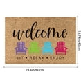 thumbnail image 2 of Crystal Velvet Bathroom Rug Cartoon Animal Design Super Absorbent Non Slip Machine Washable Mat for Indoor Entryway Bathroom Kitchen Dorm Rooms, 2 of 4