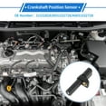 thumbnail image 2 of Unique Bargains 1 Pc Crankshaft Position Sensor for Mercedes-Benz Sprinter 2500 3500 Base 2.1 Diesel 2014-2016 Sturdy Metal Plastic Black Engine Crank CKP Sensor, 2 of 6