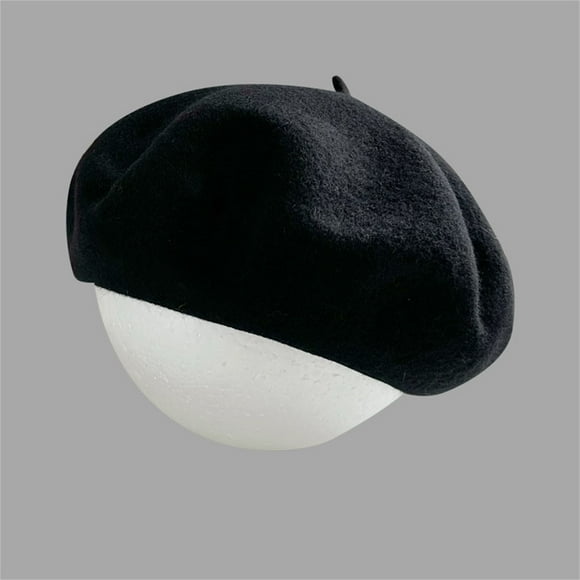 Harpily Wool Beret Hat French Beret Cap Winter Artist Painter Hat Solid Color for Women Women's Beret Hat French Artist Cap Solid Color Wool Casual Classic
