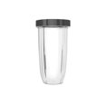 thumbnail image 3 of NutriBullet - Taza colosal de 32 onzas con anillo de labios estándar, 32 onzas, transparente/gris, 3 of 3