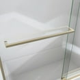 thumbnail image 3 of DreamLine TDVH60W620VXX05 Sapphire-V 56 - 60" W x 62" H Bypass Tub Door in Brushed Gold and Clear Glass, 3 of 5