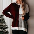 thumbnail image 2 of Herrnalise Women's Knitted Crop Tops Women and winte Casual Pullovers Round NeckLoose Sweater Knit Sweater Top Pullover Jumper Sweaters, 2 of 7