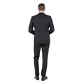 thumbnail image 4 of Men's 3pc Solid Skinny Fit Suit Set with Peak Lapel & Double Breasted Vest, 4 of 4