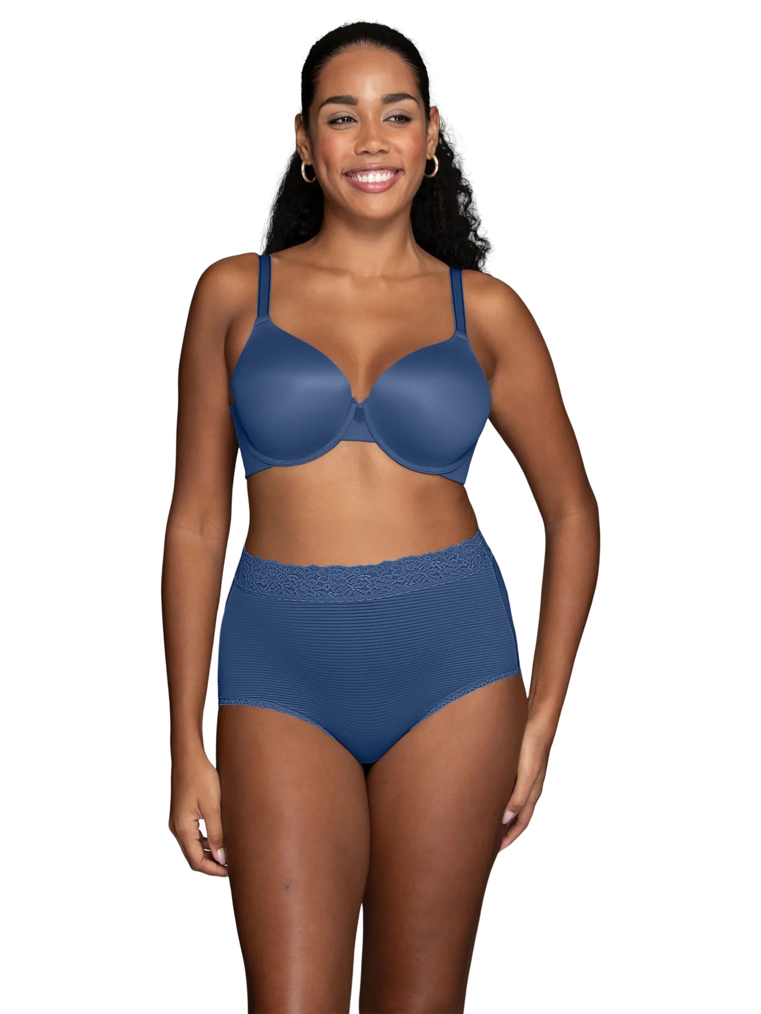 Vanity Fair Radiant Women's Underwire Bra - Back and Side Smoothing, Full Coverage T-Shirt Bra, Style 3476326