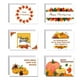 thumbnail image 1 of Tarjeta De Acción De Gracias Tarjeta De Día De Acción De Gracias De Otoño Con Pegatinas De Sobre Tarjetas De Notas En Blanco Dentro De La Tarjeta De Regalo 6 Uds. Sweethay EL017620-01, 1 of 5