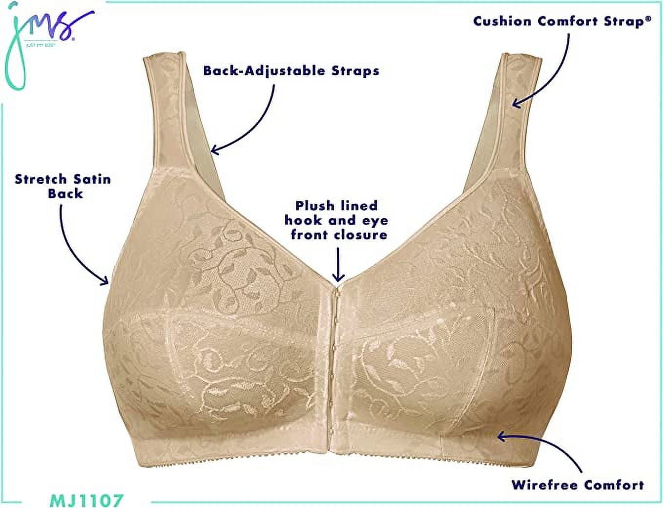 Just My Size Easy-On Front Close Wirefree Bra - 1107