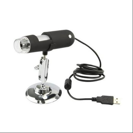 AGPtek 2MP Mega Pixels USB 8 LED Digital Electronic Microscope Endoscope Magnifier 20x to 400x For Windows 7/Mac OS