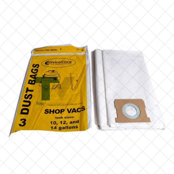 Shop Vac 10, 12, 14 Gallon Vacuum Cleaner Wet Dry Replacement Paper