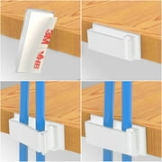 XIAOXI Cord Clips Cable Management with Strong Adhesive Backing for TV PC Wire Holder 0.33 lb