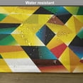 thumbnail image 6 of Ambesonne Yellow Place Mats Set of 4, Geometric Green, Standard Size, Yellow Dark Green, 6 of 6
