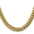 thumbnail image 3 of 10k Yellow Gold 9.3mm Miami Cuban Chain Necklace Pendant Charm Curb, 3 of 9