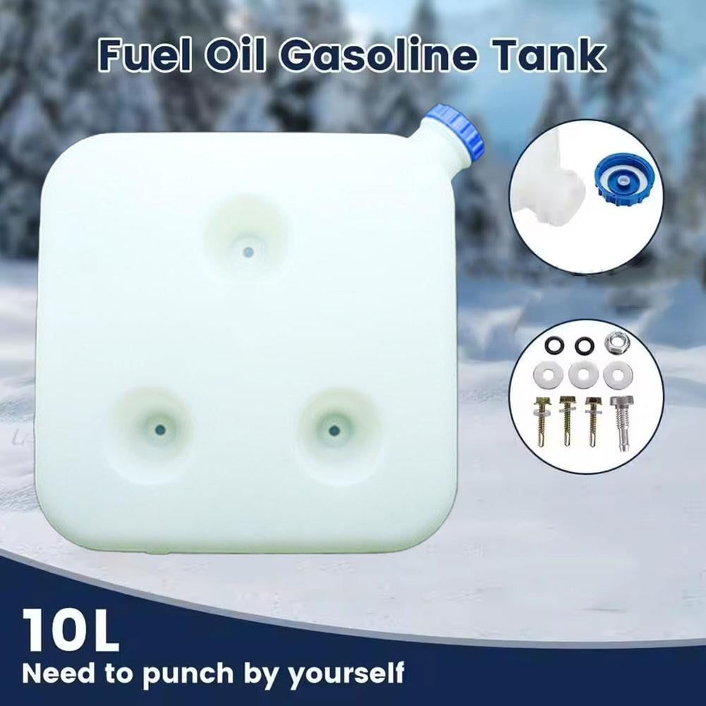 10L Fuel Oil Tank Plastic Gasoline Fuel Tank Kit for Air Diesel Parking Heater Car Truck Boat