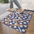 thumbnail image 4 of Baseball Bats and Balls Pattern Door Rugs,Washable Non Slip Door Mats Indoor,Decorative Door Mats,Entry Mat Indoor for Entrance,Bedroom,Kitchen,Bathroom,17"x30", 4 of 6